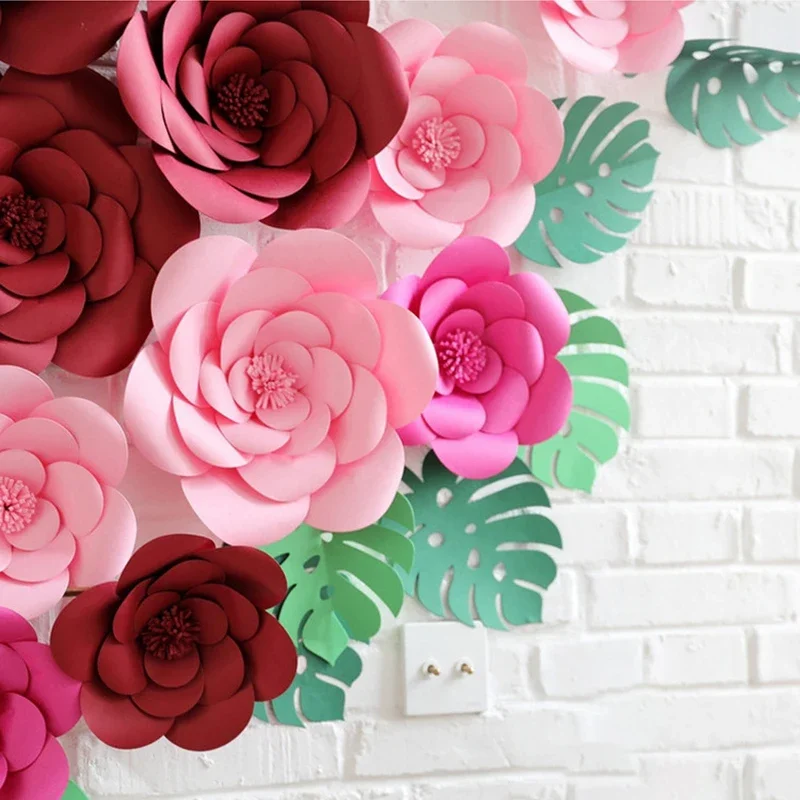 Art Craft Event - DIY künstliche große Papier Rose Blumen