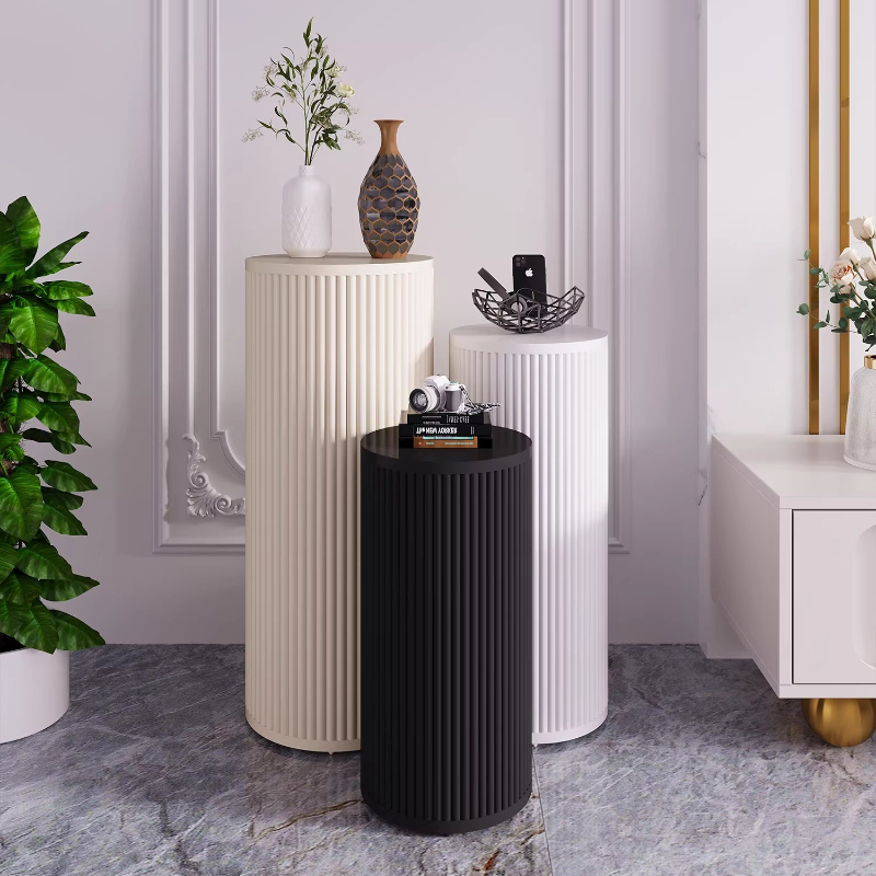 Art Craft Vase - Römischer Säulenständer, runder Eisen-Skulptursockel für Hochzeiten,