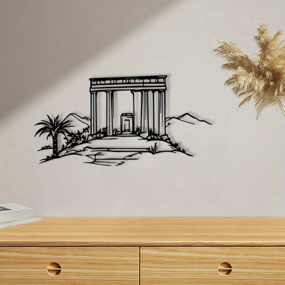 Art & Craft Paper Ideas - CIFBUY Eisen-Wandkunst, religiöses Wandbild, Metallskulptur, pulverbeschichtete