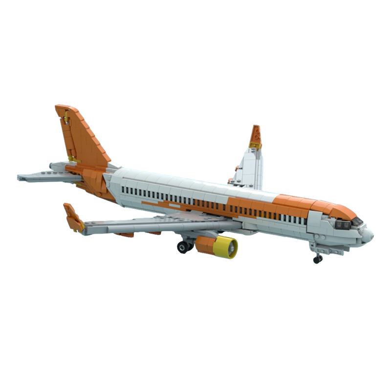 Art Craft Easy Ideas - 1100 Stück MOC Easy Jet Airbuss
