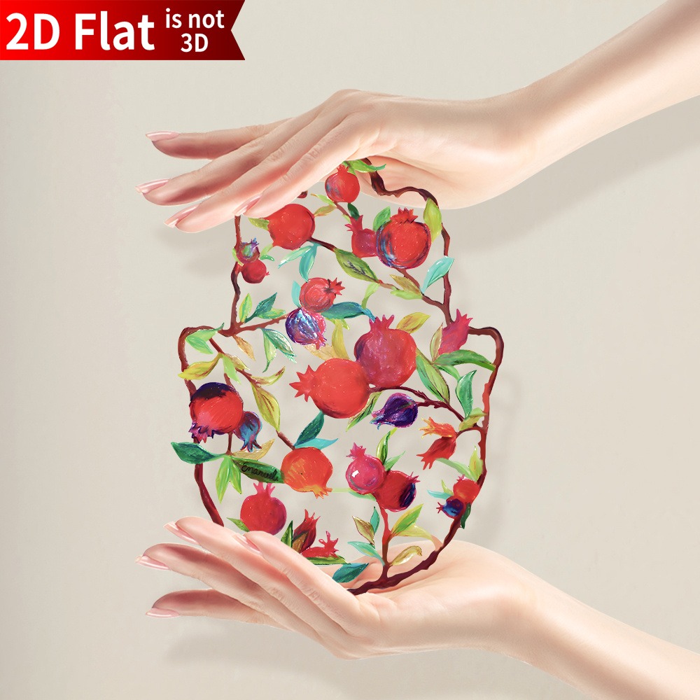 Art & Craft Paper Ideas - CIFBUY Hamsa Metall-Wandkunst, böser Blick, florale