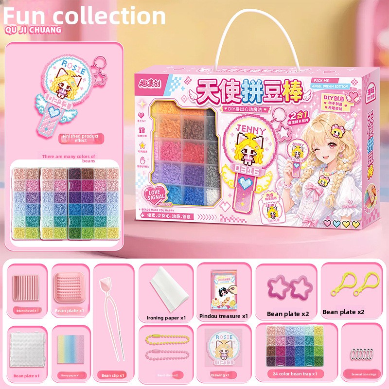 Art Craft Education - Bohnen-Misch- und Ausgieß-Materialsets, komplettes Werkzeugset, handgefertigtes