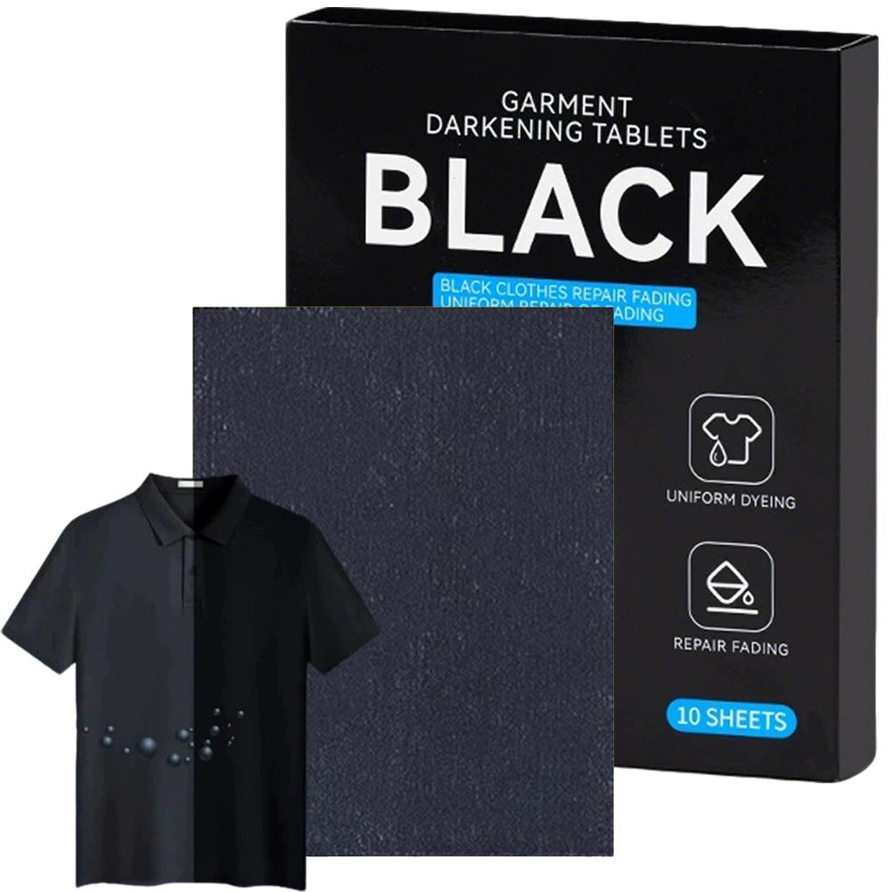 Silk Painting Dye - Schwarze Kleidungsfarbe, 10 Stück/Set, Farbstoffe für