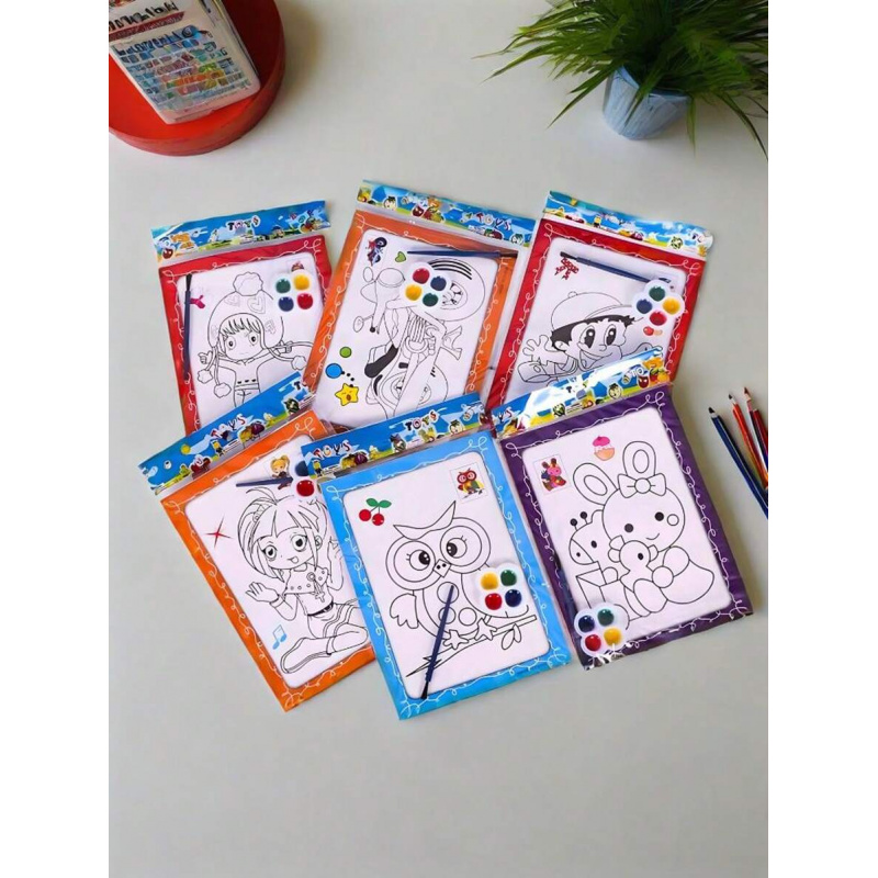 Art Craft Books - Malbuch-Set für Aquarellmalerei (10 Stück) –