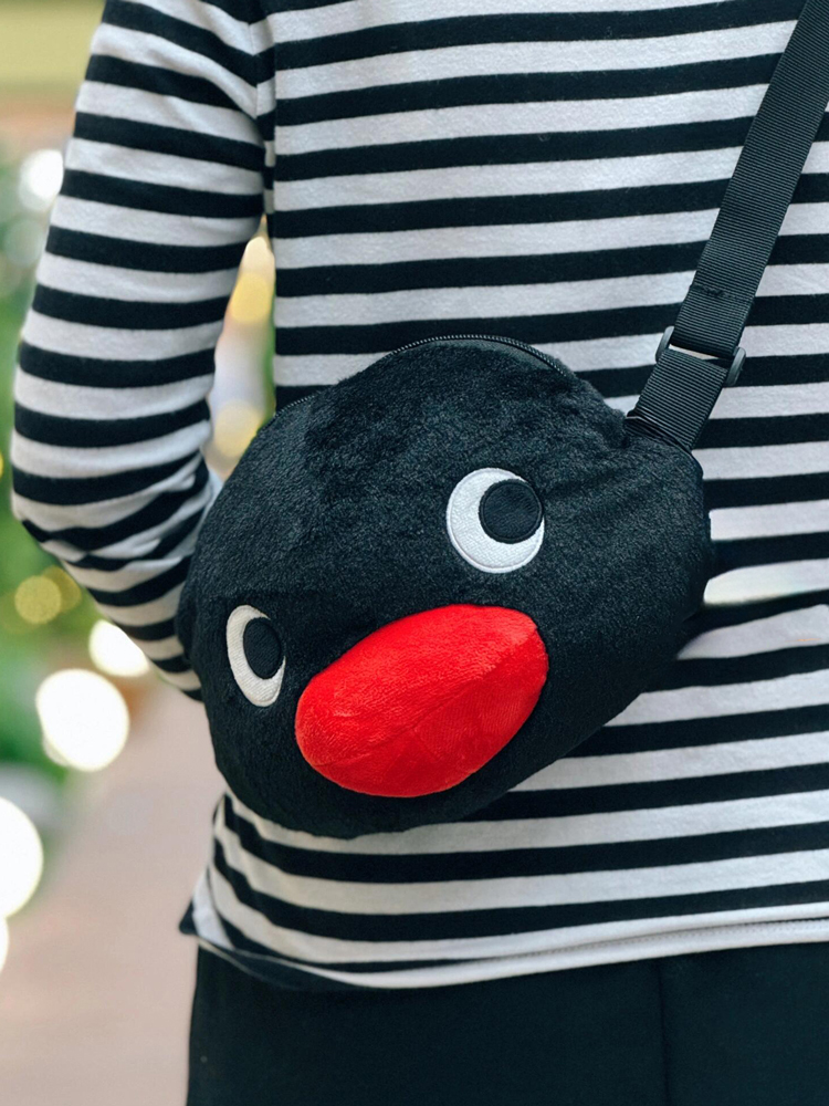 Art Craft Eyes - Entzückende Pinguin-Puppe, Plüsch-Umhängetasche, Crossbody-Tasche für junge