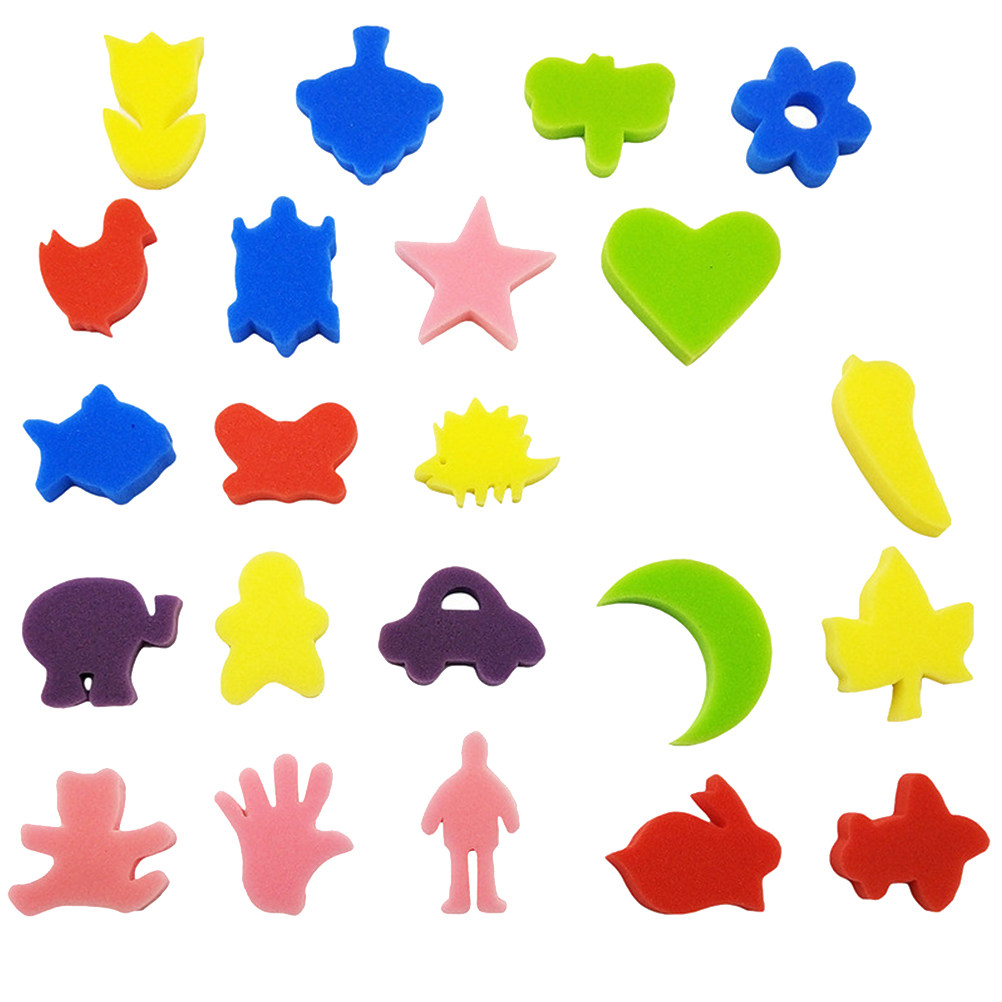 25 Stück Tiermotiv-Schwammprep – Art Craft Education Bewertung und Preis