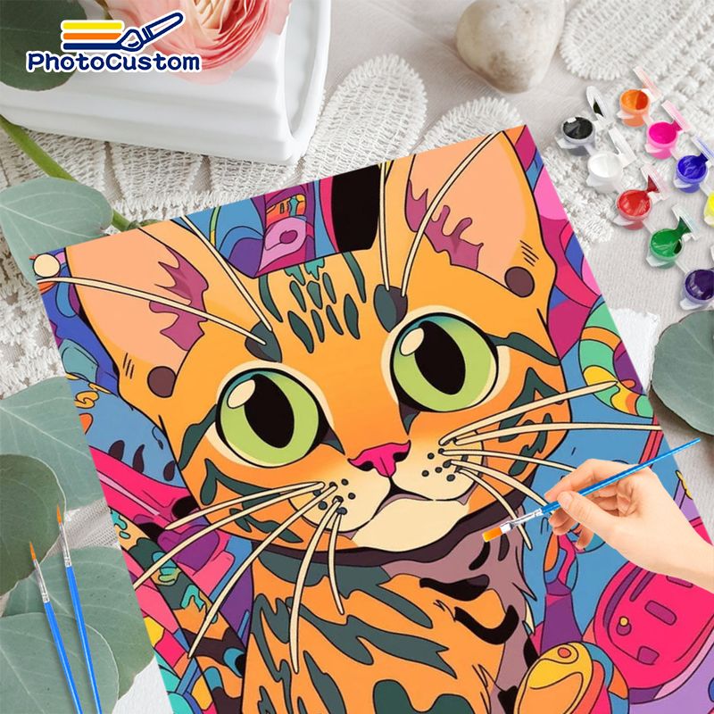 PhotoCustom Ingwer-Katze Malen – Art Craft Easy Ideas Bewertung und Preis