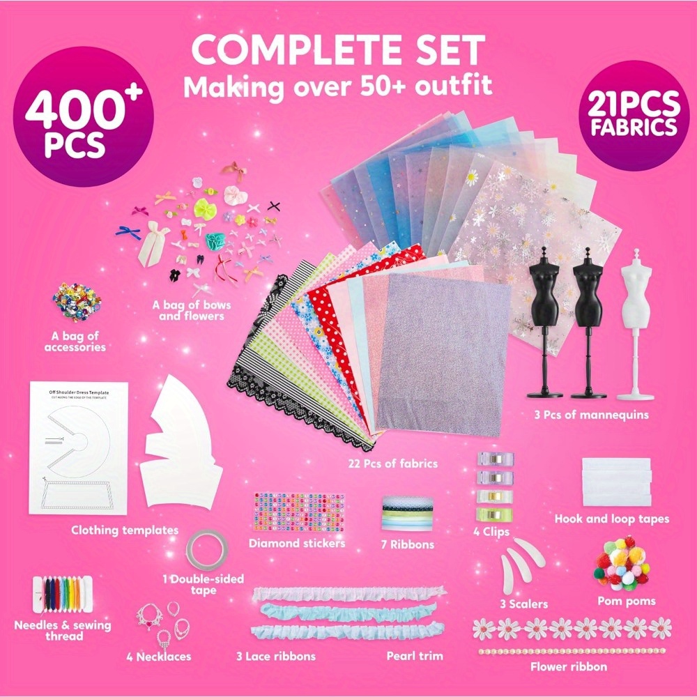 JOYFY 400+PCS Modedesign-Baste – Art Craft Girl Bewertung und Preis