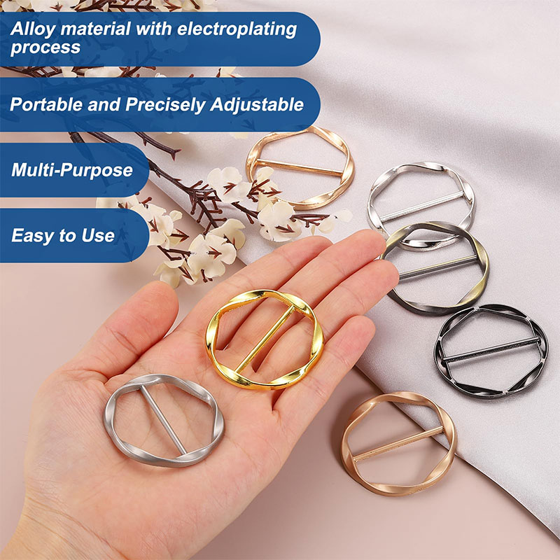 5 Stück Seidenschal-Ringclips, – Silk Painting Dye Bewertung und Preis