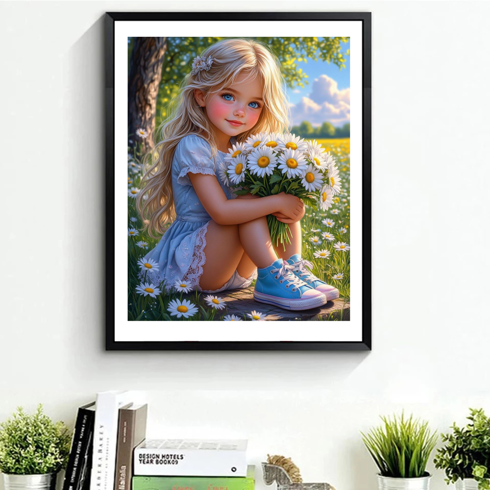 Rahmenloses, 5D DIY Diamant-Ma – Art Craft Girl Bewertung und Preis