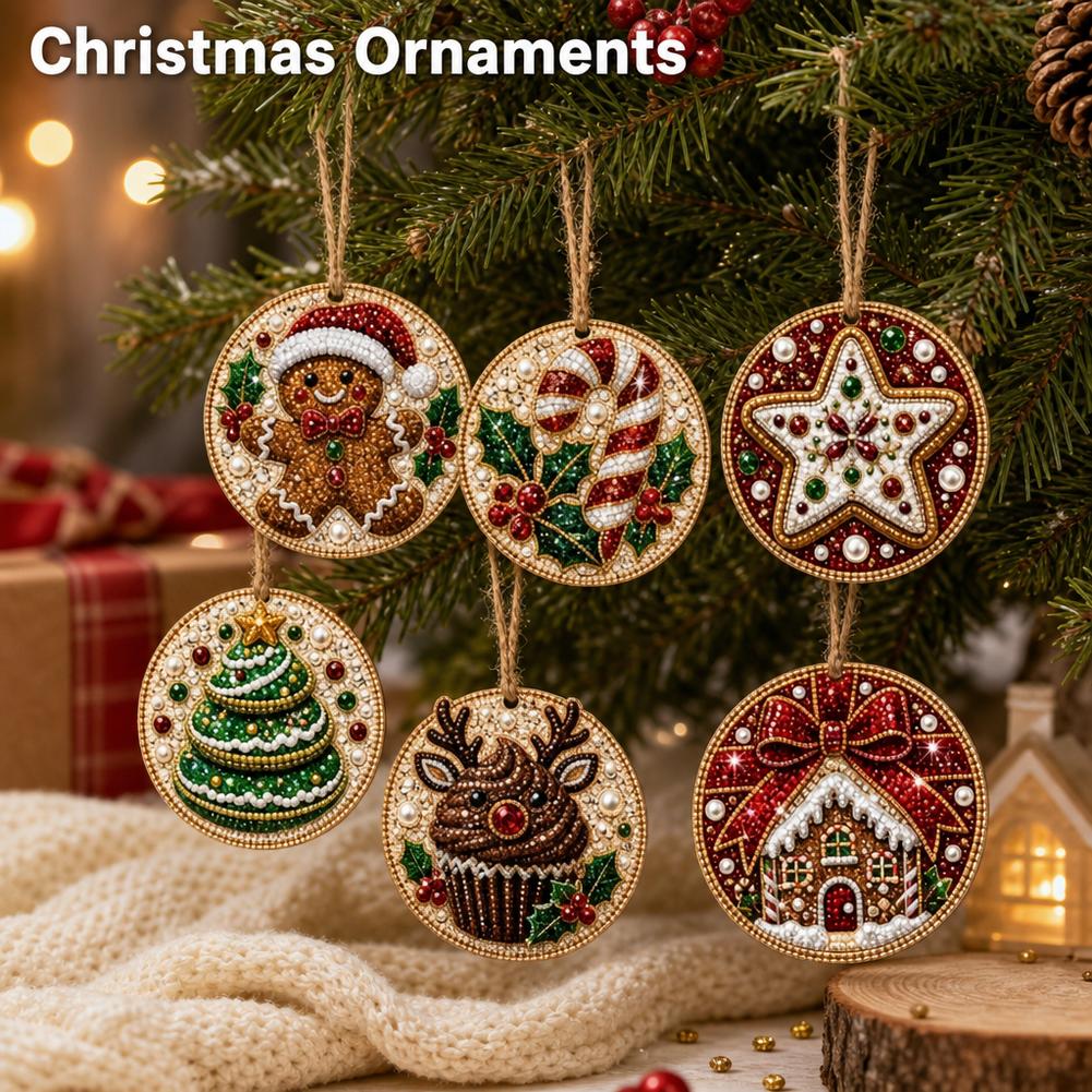 6 Stück Weihnachtsschmuck Diam – Diamond Painting Kit Bewertung und Preis