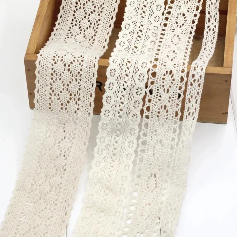 Elfenbeinweißes Baumwoll-Spitz – Art Craft Girl Bewertung und Preis
