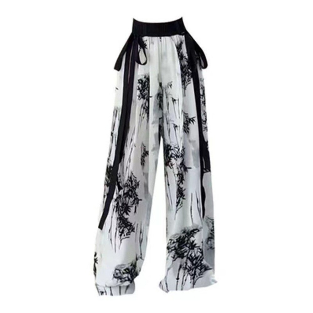 Lässige Eisseide-Hose im Ink-P – Silk Painting Dye Bewertung und Preis