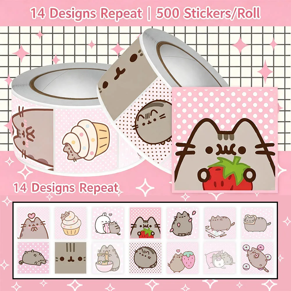 Hou 500 Stück Pusheen Cartoon- – Artwork Craft Bewertung und Preis