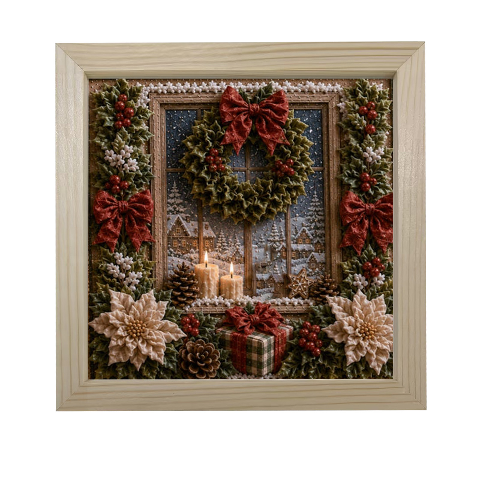 3D Weihnachts-Stoff-Poke-Baste – Art Craft Event Bewertung und Preis
