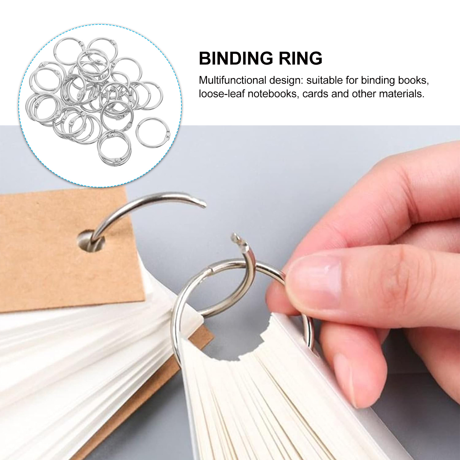 100 Stück 20 mm Buchringe, wie – Art Craft Books Bewertung und Preis