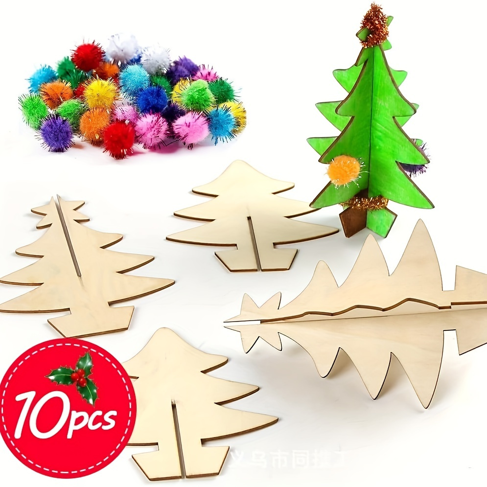 70 Stück, DIY Holz-Weihnachtsb – Art Craft Event Bewertung und Preis