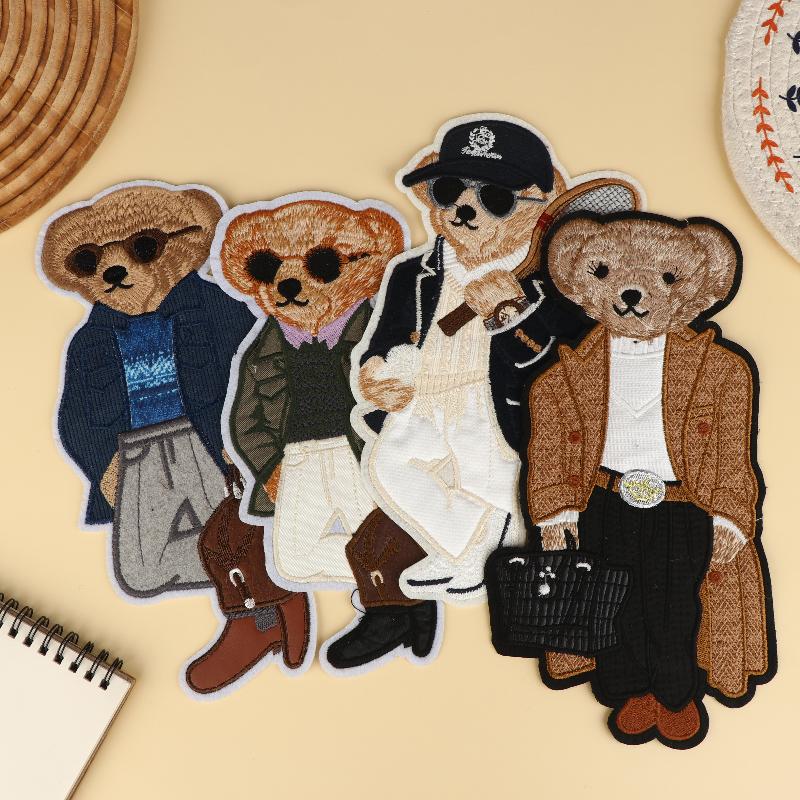 Großer Bären-Kleidungsaufnäher – Art Craft Girl Bewertung und Preis