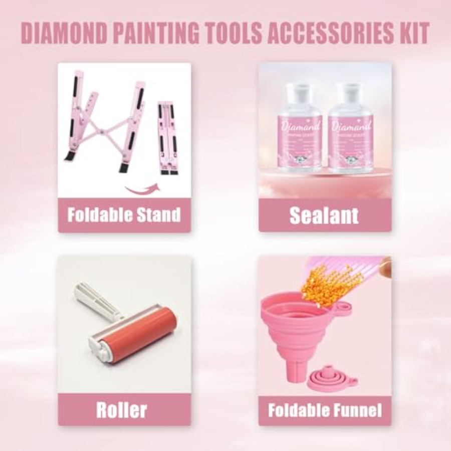185-teiliges All-in-One Diaman – Diamond Painting Kit Bewertung und Preis