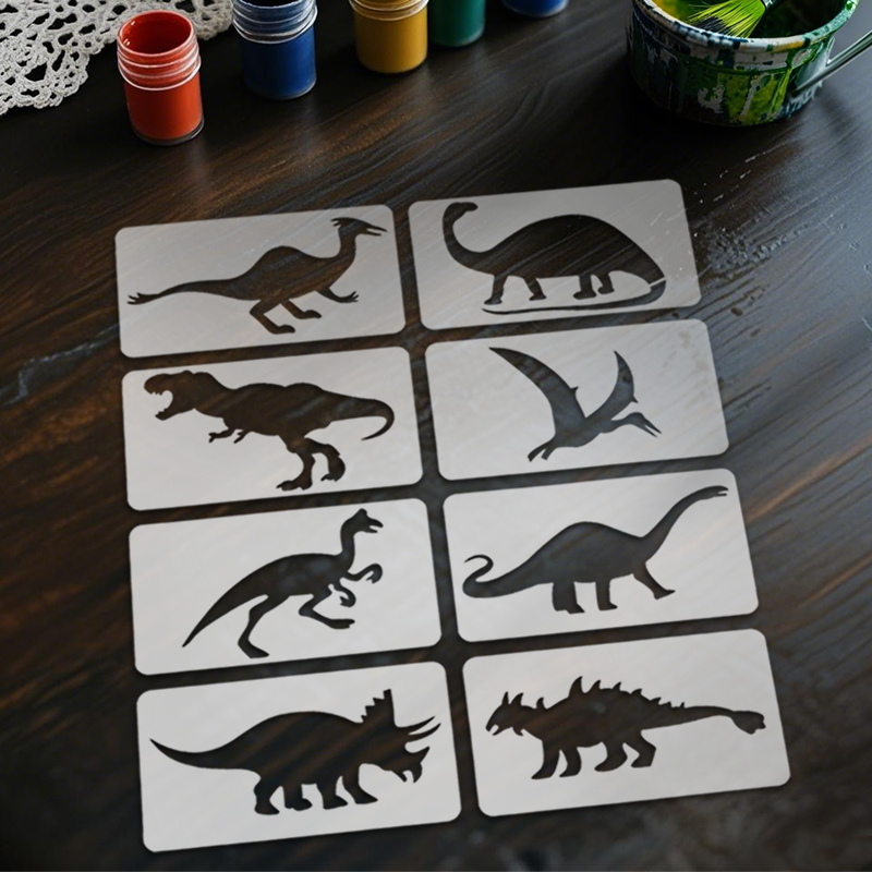 YOMDID 8 Stück Dinosaurier-Zei – Art Craft Dinosaur Bewertung und Preis