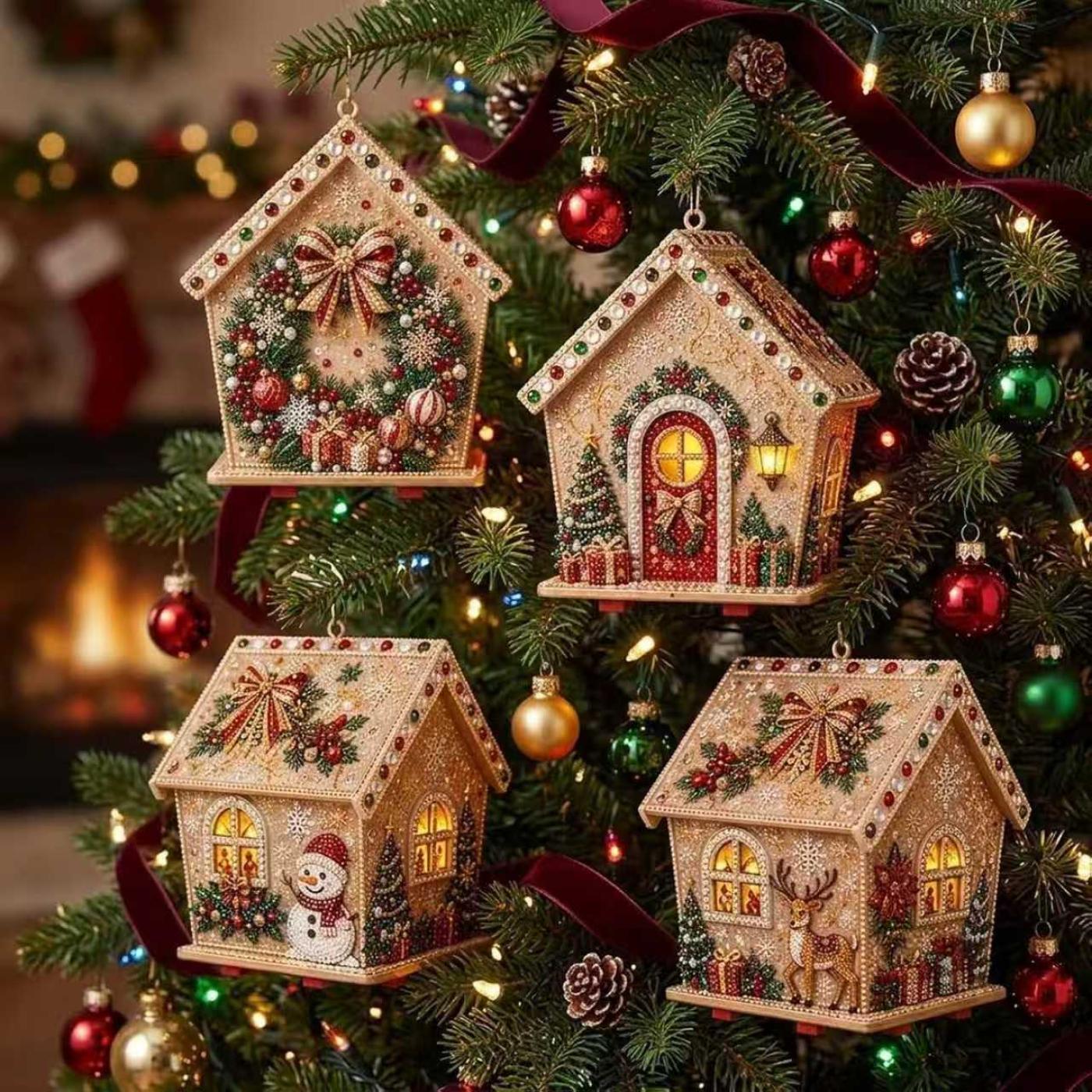 3D-Diamant-Holzhaus-Perlen-Dia – Art Craft For Adults Bewertung und Preis