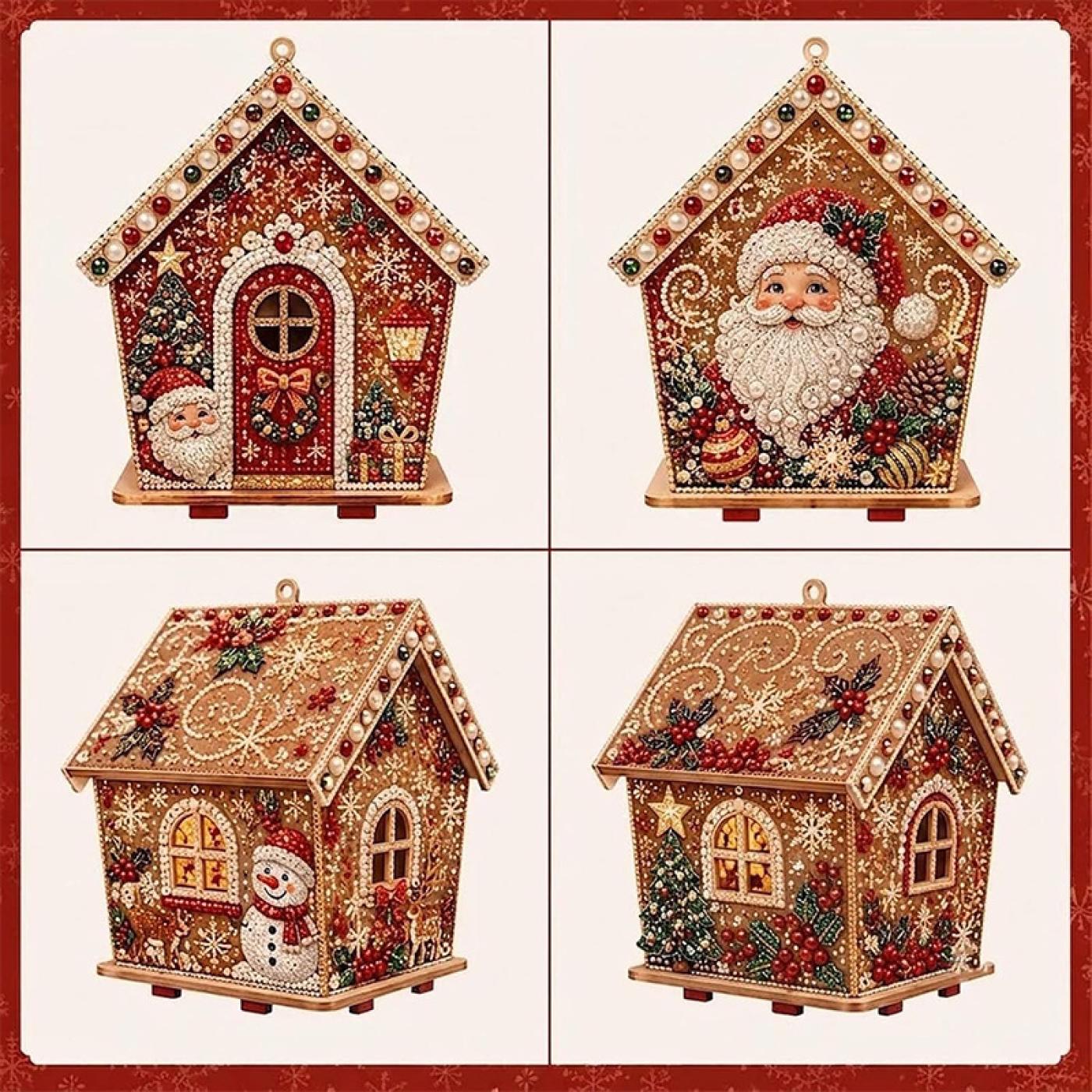 3D-Diamant-Holzhaus-Perlen-Dia – Art Craft For Adults Bewertung und Preis