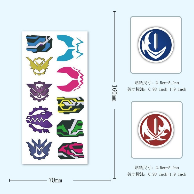 60 Blatt Kamen Rider Logo-Aufk – Artwork Craft Bewertung und Preis